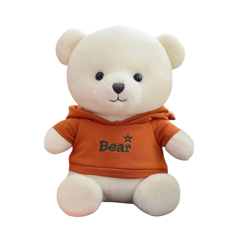 Hoodie Teddy Bear Hug Pillow