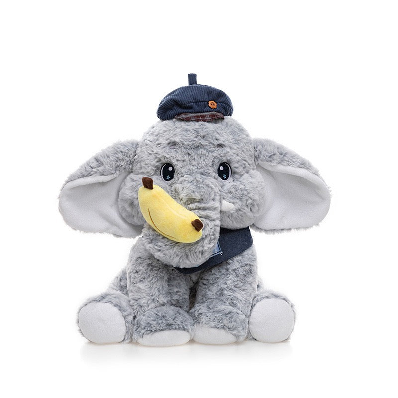 Elephant Fruit Snack Buddy Plush