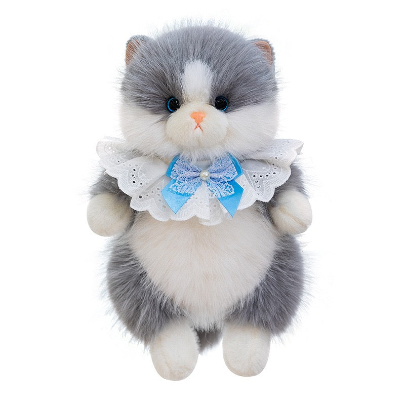 Realistic Ragdoll Kitty Cuddle Plush