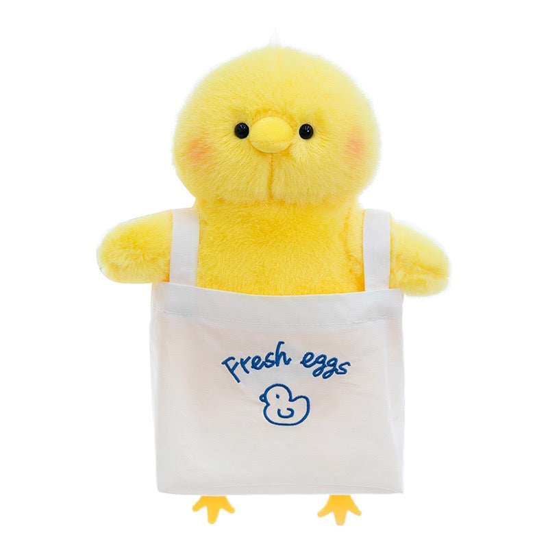 Chubby Eggshell Chick Cuddle Plush