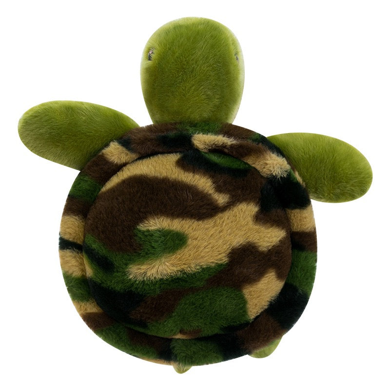 Camo Rainbow Turtle Cuddle Plush