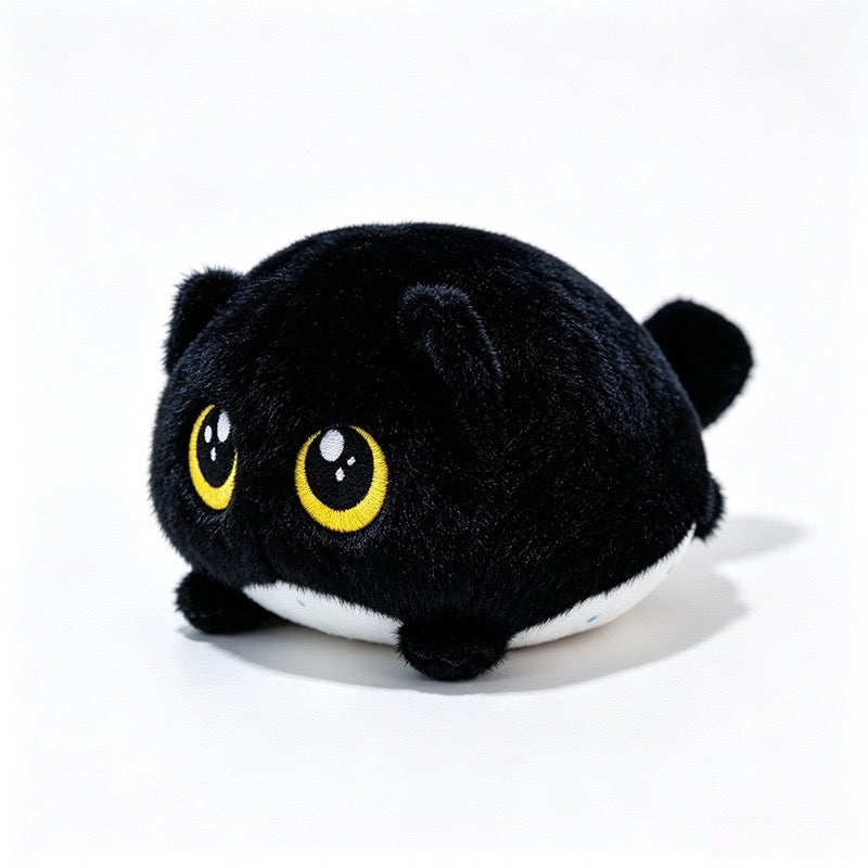 Squishy Sleeping Cat Plush