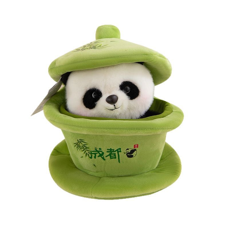 Teacup Panda Plush Toy