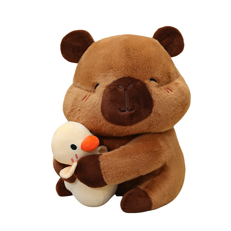 Capybara Plush with Duck