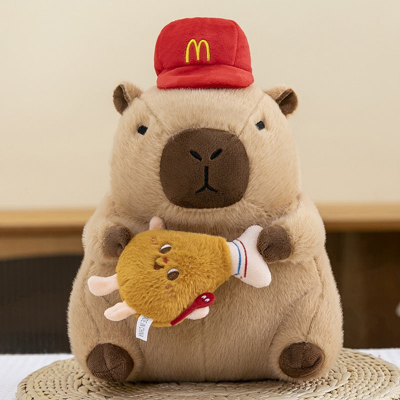 Capybara & Fries Plush Toy