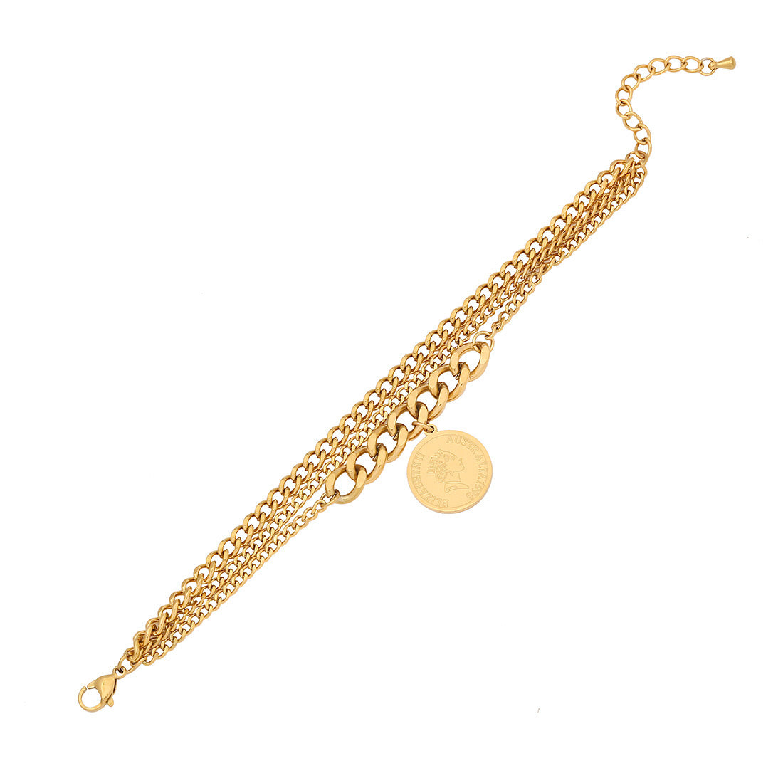 Triple Layer Titanium Steel Bracelet