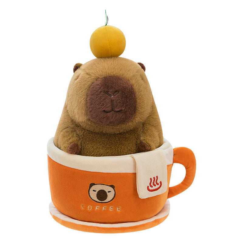 Capybara Coffee Plush