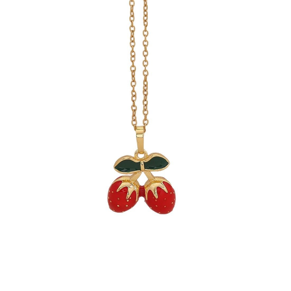 Fruit, Lips & Chilli Stainless Steel Pendant Necklace