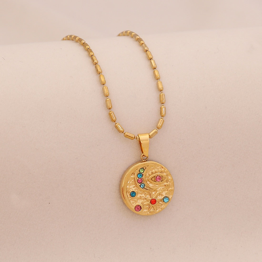 Celestial Glow Zircon Necklace