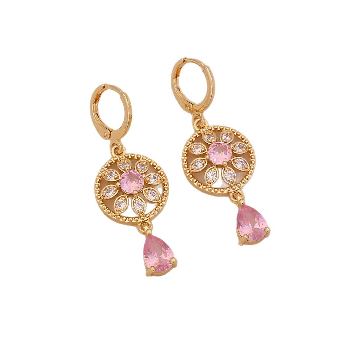 Vintage Teardrop Filigree Earrings