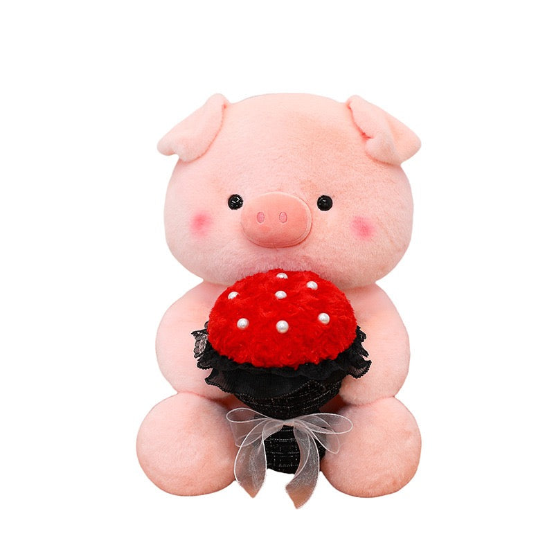 Bouquet Pig Plush