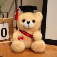 Light Brown Bear Red Ribbon