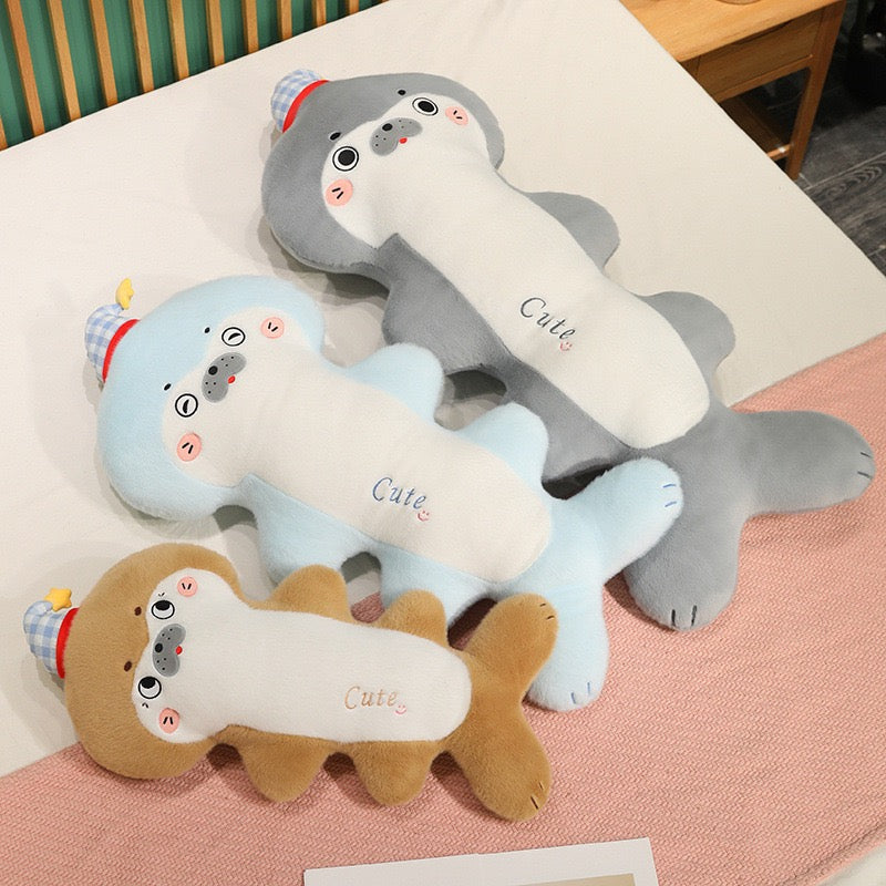 Seal ’n’ Fish Hug Pillow