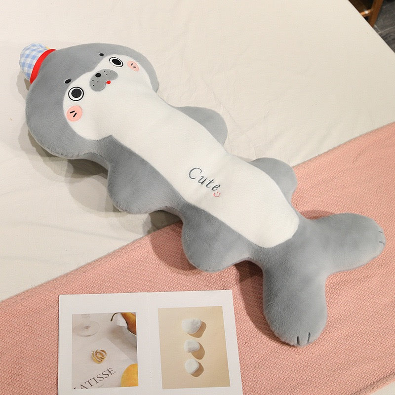 Seal ’n’ Fish Hug Pillow