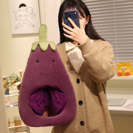 Silly Eggplant Hat