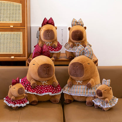 Floral Dress Capybara Plush