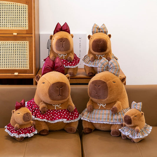 Floral Dress Capybara Plush