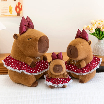 Floral Dress Capybara Plush