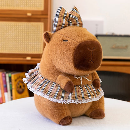 Floral Dress Capybara Plush