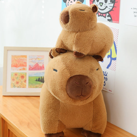 Soft Lying Capybara Pillow