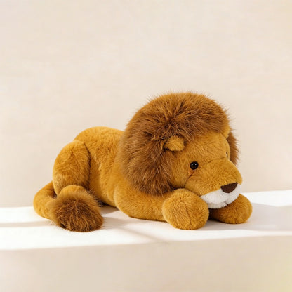 Cute Lying Lion Plush