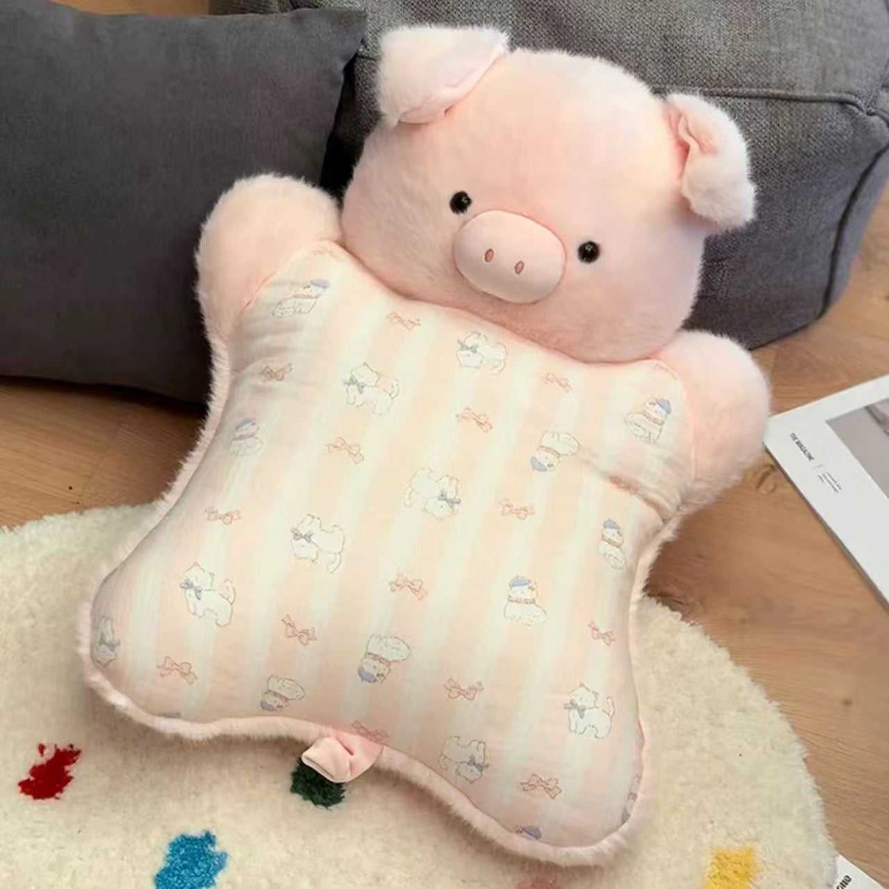 Squishy Lamb Cuddle Pillow