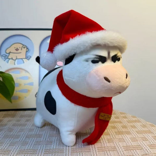 Goofy Grassland Cow Plush