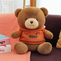 Brown Bear Orange Hoodie