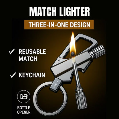 Everlasting Match Keychain Lighter