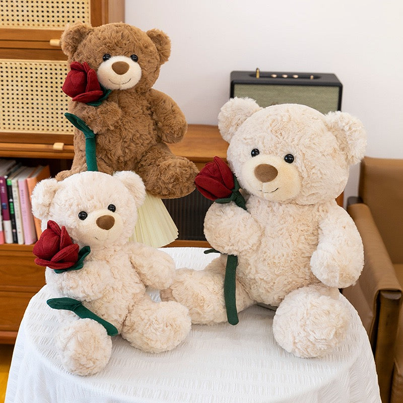 Rose Teddy Bear Gift Plush