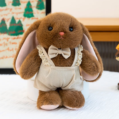 Floral Dress Bunny Plush