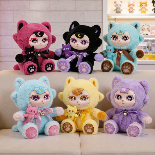 Moonlit Purple Cat Doll