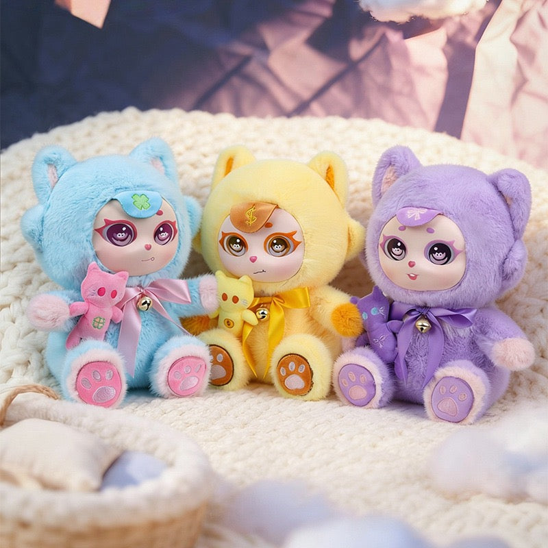 Moonlit Purple Cat Doll