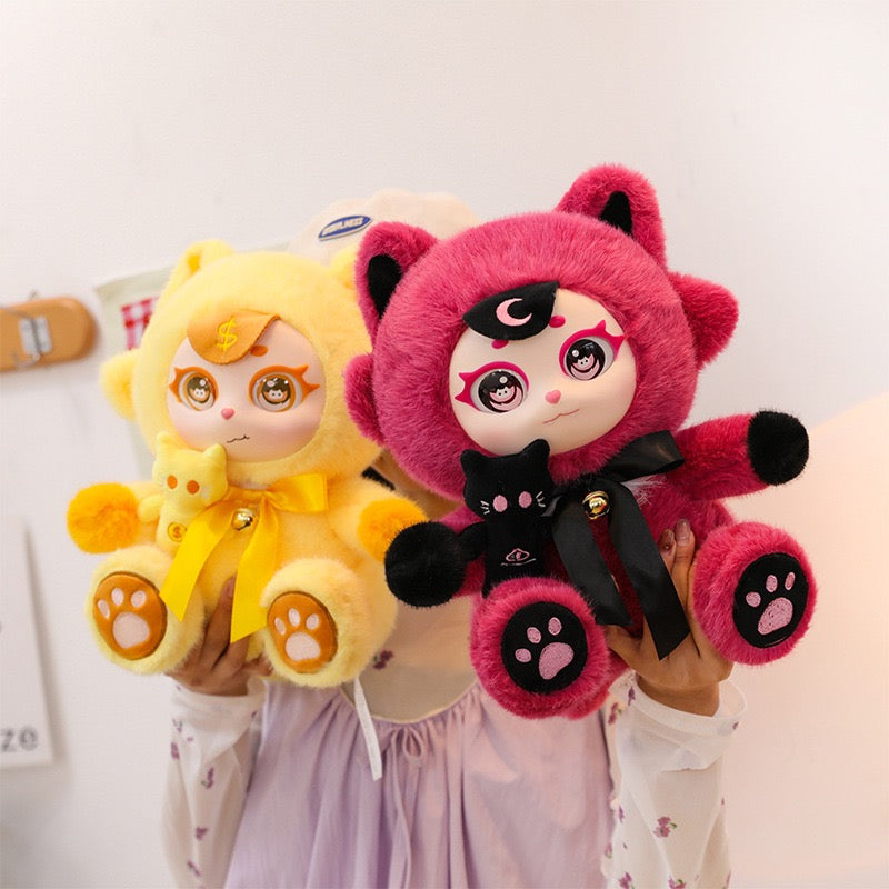 Moonlit Purple Cat Doll