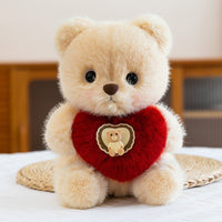 Beige Hugging Heart