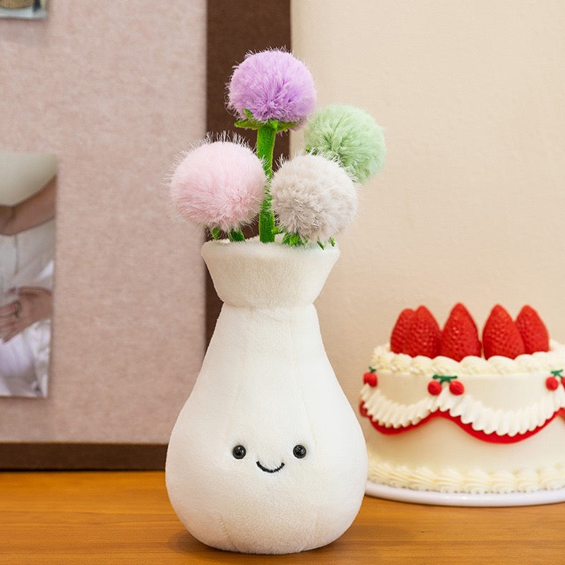Smiley Vase Plush