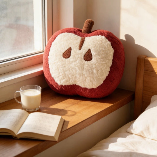 Mushroom Apple Cushion