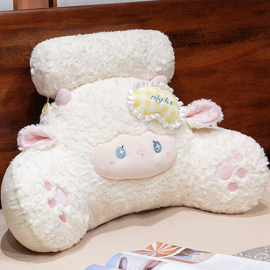 Fluffy Sheep Quilt Pillow