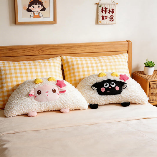 Sleepy Lamb Cuddle Pillow