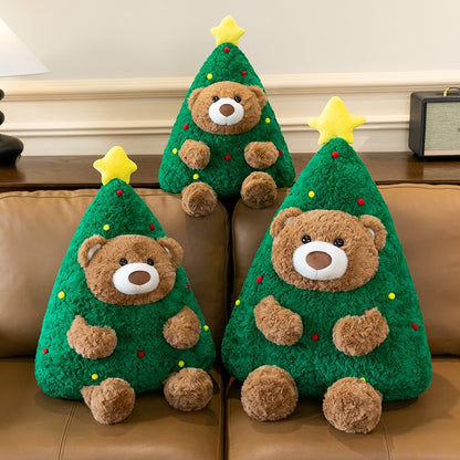 Christmas Teddy Cushion
