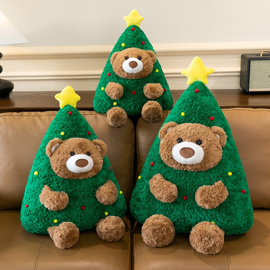 Christmas Teddy Cushion