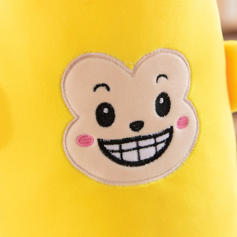 Banana Monkey Pillow
