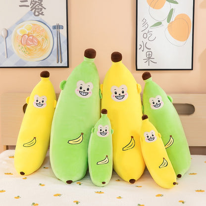 Banana Monkey Pillow