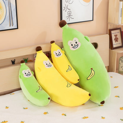 Banana Monkey Pillow