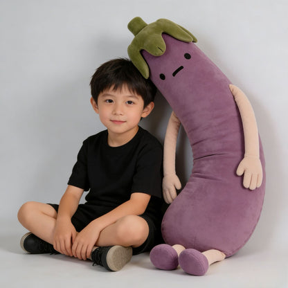 Eggplant Cuddle Pillow