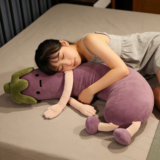 Eggplant Cuddle Pillow