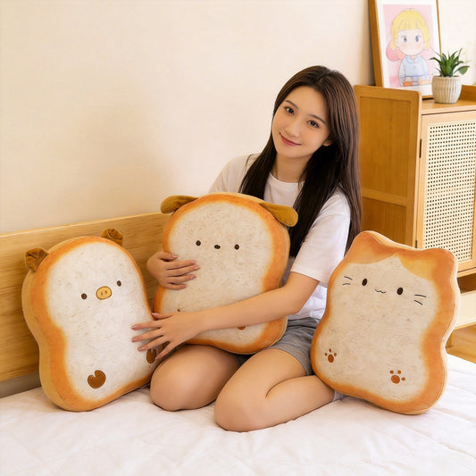 Toast Cat Cushion