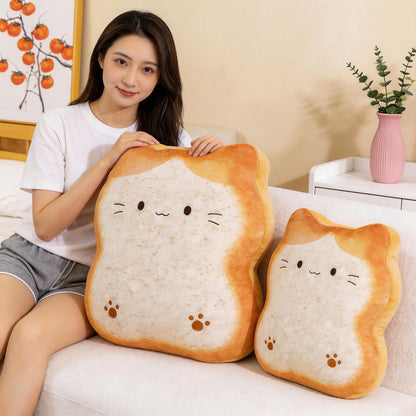 Toast Cat Cushion