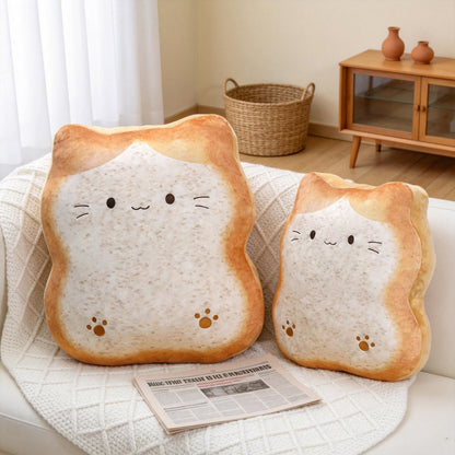 Toast Cat Cushion