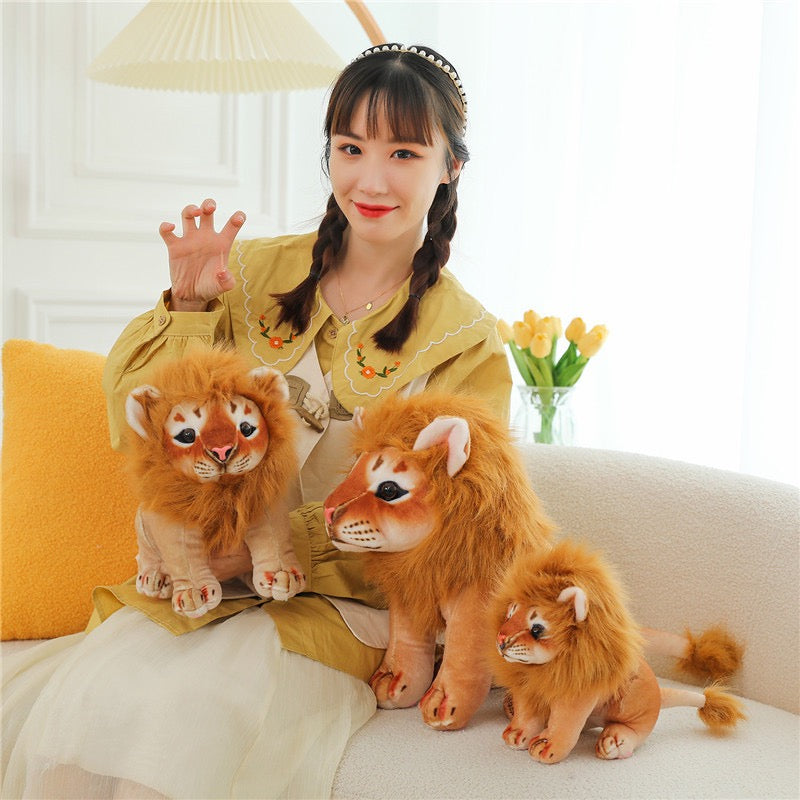 Realistic Lion Plush